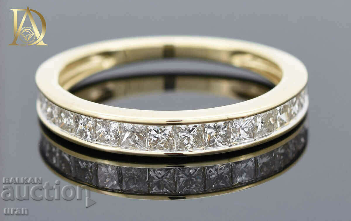 New Gold Ring with 1.00ct Natural Diamonds New Gold Ring with 1.00ct Natural Diamonds