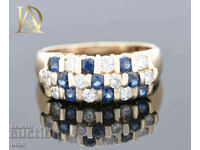 New Gold Ring with 1.16ct Natural Diamonds and Natural