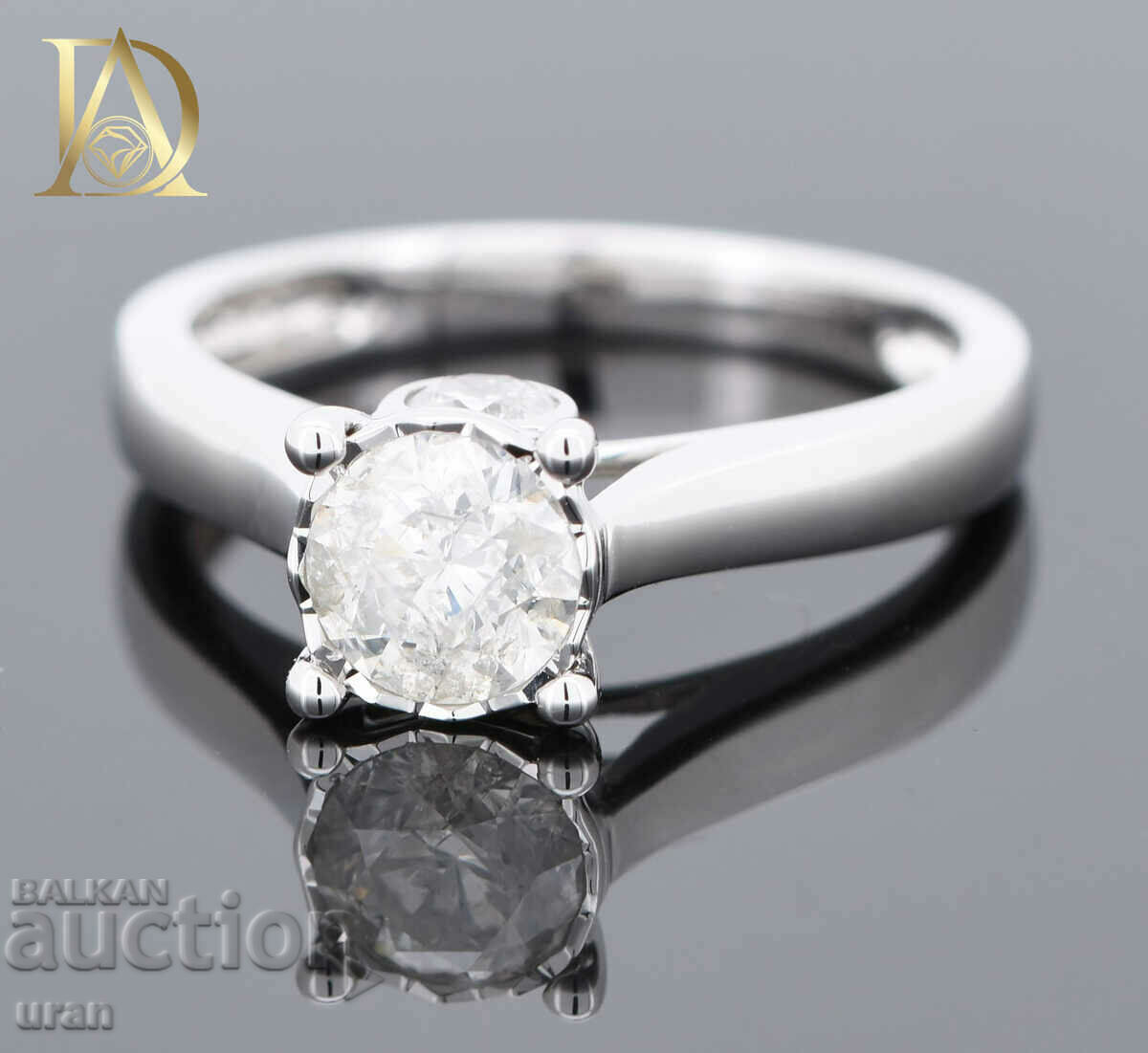 New Gold Ring with 1.11ct Natural Diamonds with price 2500.00 BGN | € 1278.23 New Gold Ring with 1.11ct Natural Diamonds with price 2500.00 BGN | € 1278.23