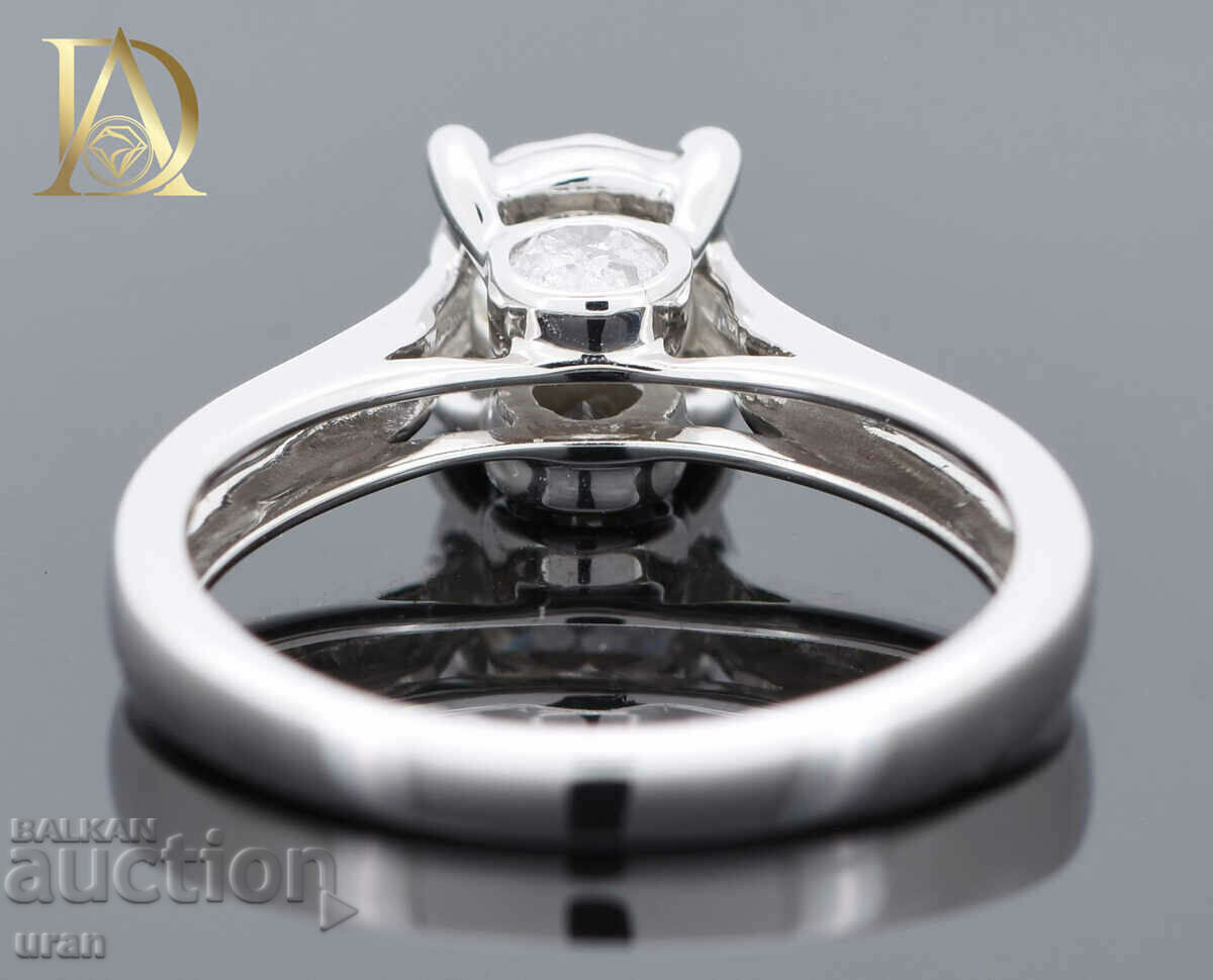 Auction New Gold Ring with 1.11ct Natural Diamonds Auction New Gold Ring with 1.11ct Natural Diamonds