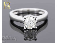 New Gold Ring with 1.11ct Natural Diamonds