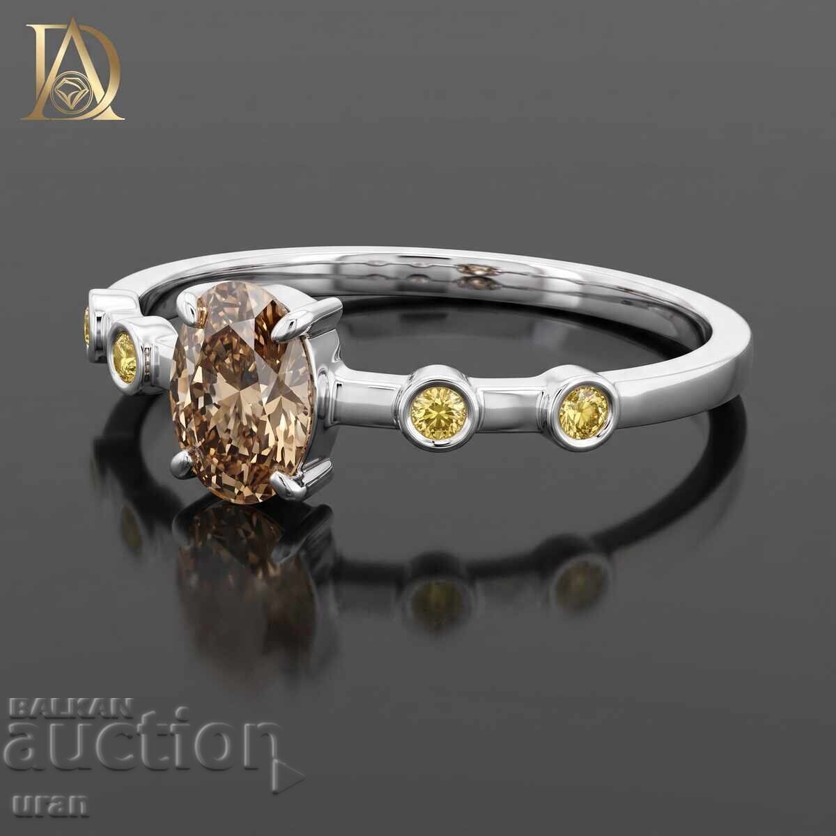 New Gold Ring with 0.56ct Natural Diamonds with price € 1200.00 | 2347.00 BGN