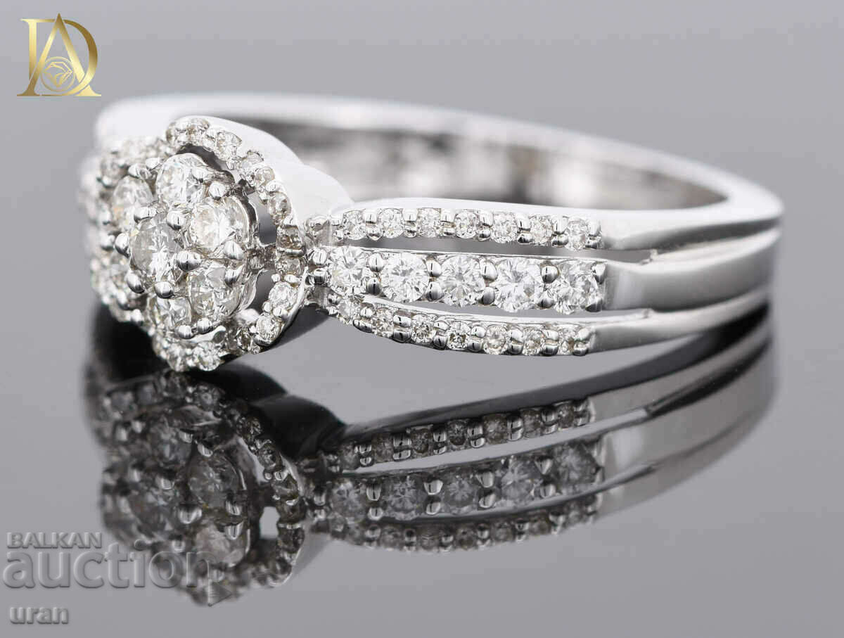 New Gold Ring with 0.65ct Natural Diamonds with price 1500.00 BGN | € 766.94 New Gold Ring with 0.65ct Natural Diamonds with price 1500.00 BGN | € 766.94