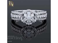 New Gold Ring with 0.65ct Natural Diamonds