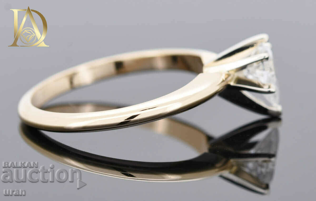 Δημοπρασία Νέο χρυσό δαχτυλίδι με φυσικό διαμάντι 0,52 καρατίων Δημοπρασία Νέο χρυσό δαχτυλίδι με φυσικό διαμάντι 0,52 καρατίων