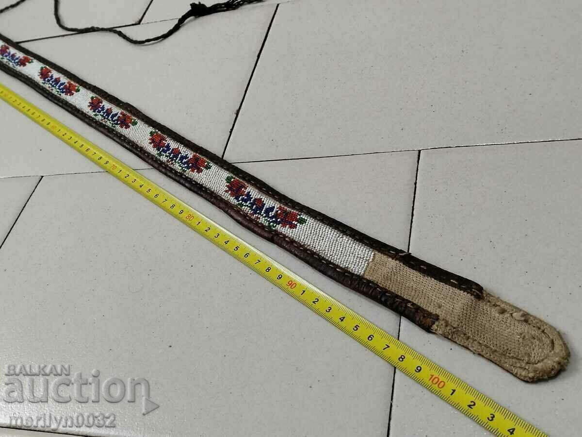 Beaded belt, beaded cuffs, early 20th century - 5 Beaded belt, beaded cuffs, early 20th century - 5