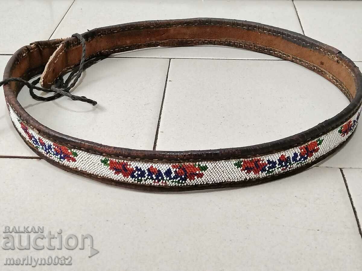 Beaded belt, beaded cuffs, early 20th century - 7 Beaded belt, beaded cuffs, early 20th century - 7