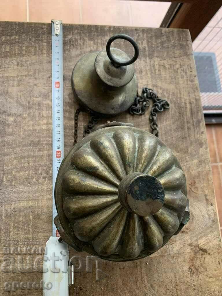 Huge old copper lamp - 19th century - 5 Huge old copper lamp - 19th century - 5