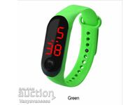 Children's LED watch-bracelet with 1 quick control button