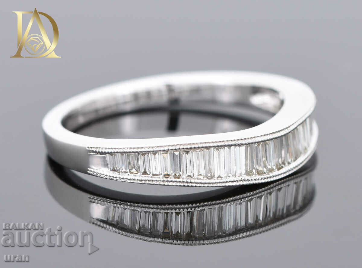 New Gold Ring with 1.10ct Natural Diamonds - 5 New Gold Ring with 1.10ct Natural Diamonds - 5