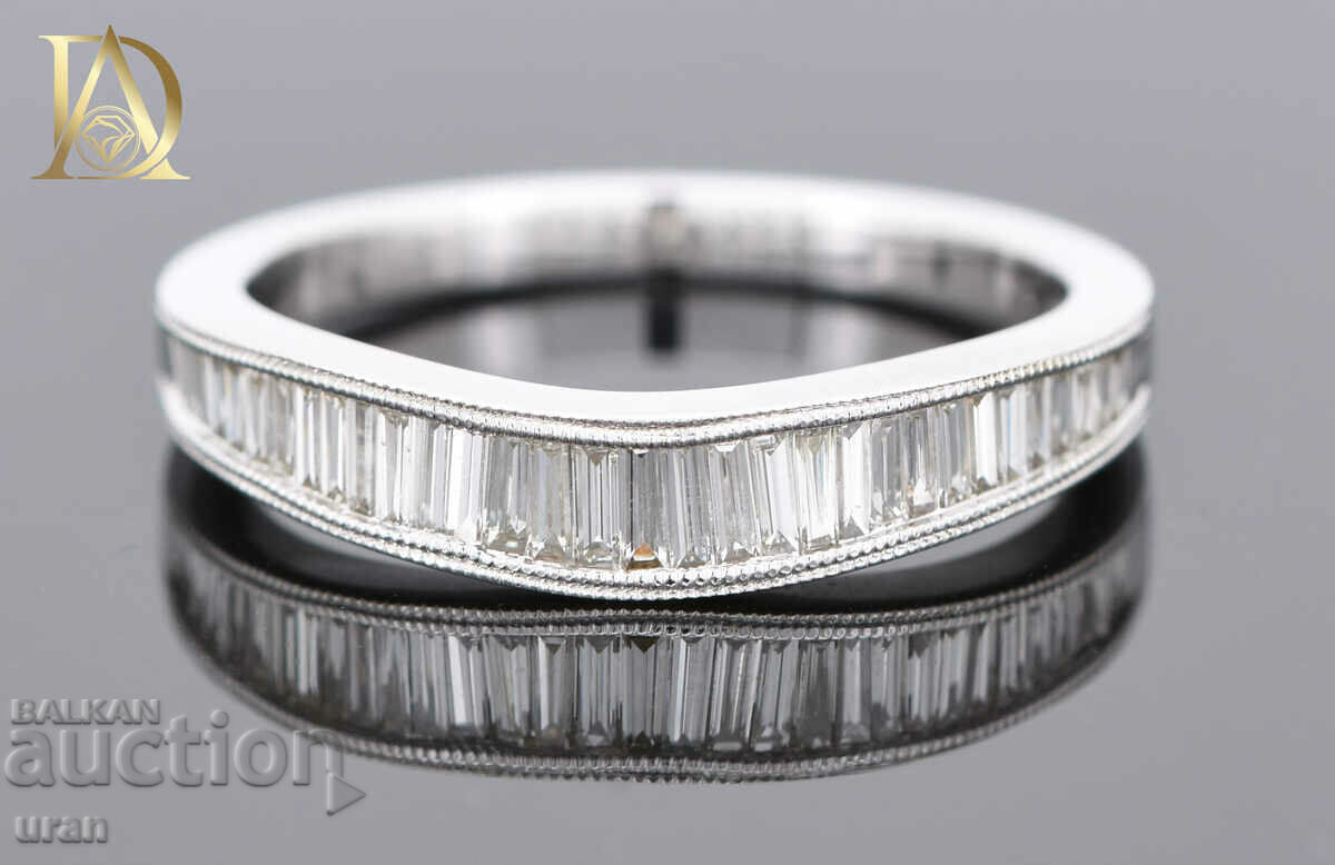 New Gold Ring with 1.10ct Natural Diamonds