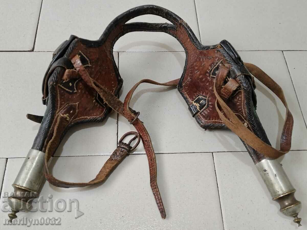 Pair of revolver holsters horse ammunition 1970s in holster with price 1459.00 BGN | € 745.97 Pair of revolver holsters horse ammunition 1970s in holster with price 1459.00 BGN | € 745.97