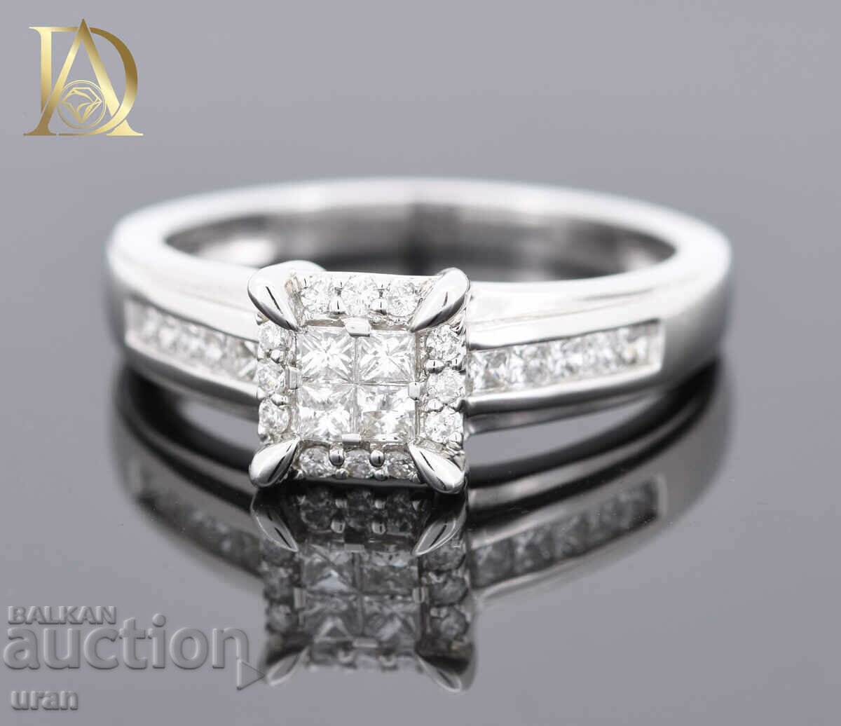 New Gold Ring with 0.55ct Natural Diamonds with price 1600.00 BGN | € 818.07 New Gold Ring with 0.55ct Natural Diamonds with price 1600.00 BGN | € 818.07
