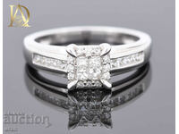 New Gold Ring with 0.55ct Natural Diamonds