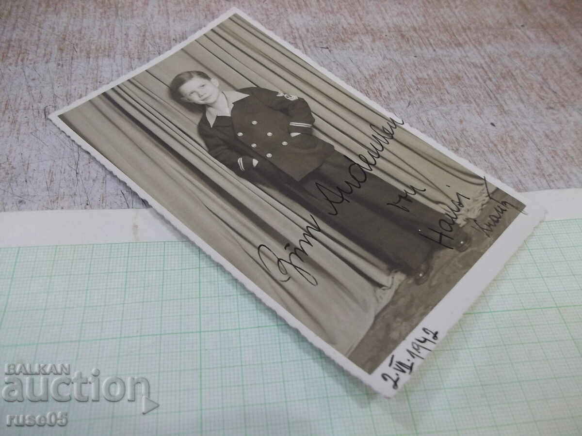 Auction Old photo of a child in a marine uniform Auction Old photo of a child in a marine uniform