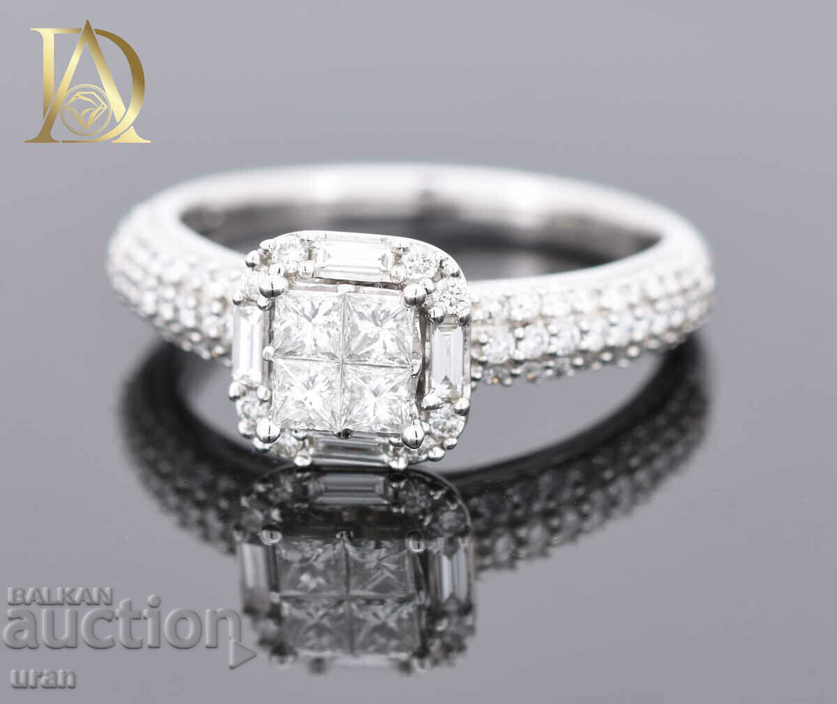 New Gold Ring with 0.83ct Natural Diamonds with price 2500.00 BGN | € 1278.23 New Gold Ring with 0.83ct Natural Diamonds with price 2500.00 BGN | € 1278.23