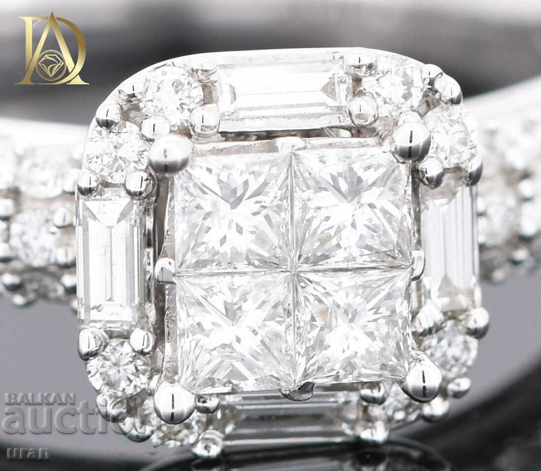 New Gold Ring with 0.83ct Natural Diamonds - 5 New Gold Ring with 0.83ct Natural Diamonds - 5