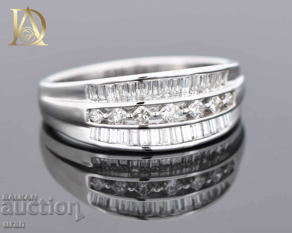 Delivery of New Gold Ring with 0.50ct Natural Diamonds Delivery of New Gold Ring with 0.50ct Natural Diamonds