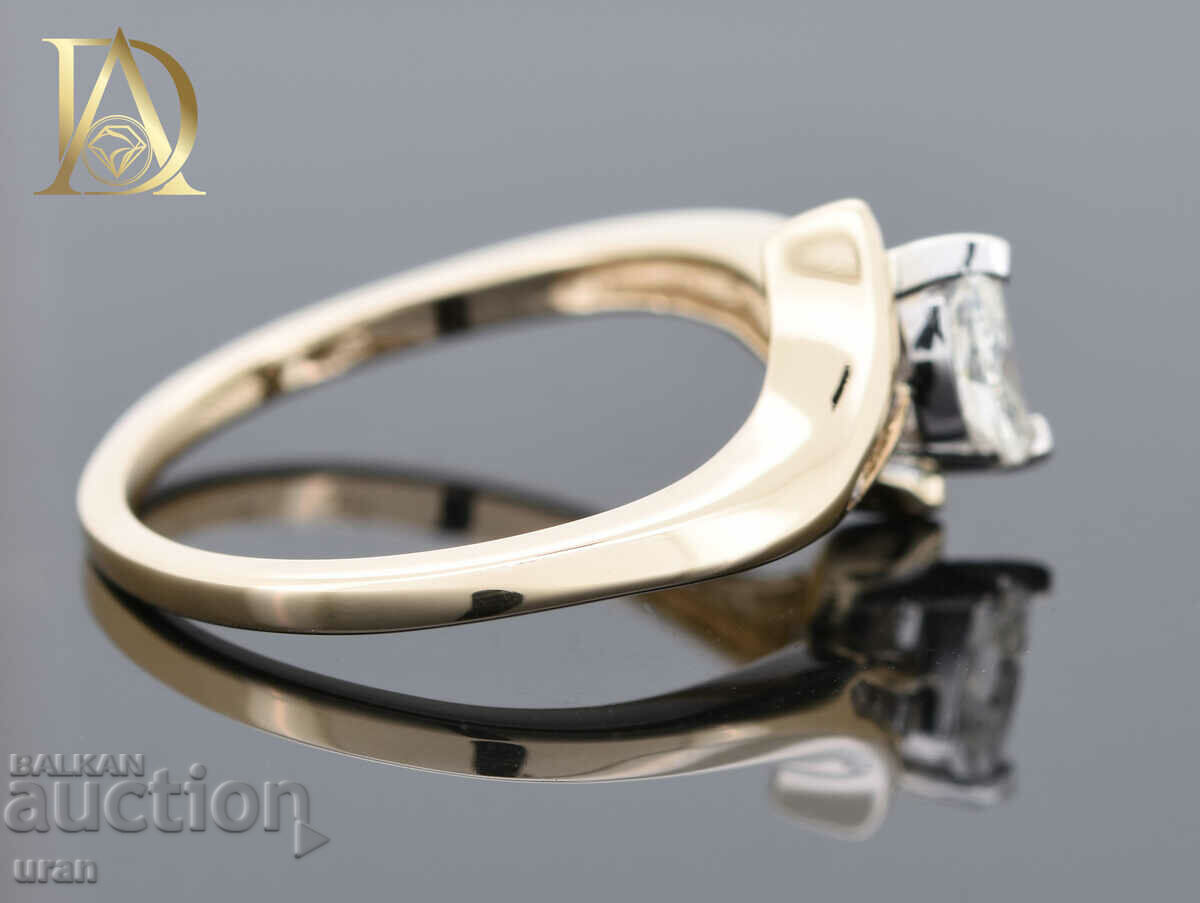 Auction New Gold Ring with 0.33ct Natural Diamonds Auction New Gold Ring with 0.33ct Natural Diamonds