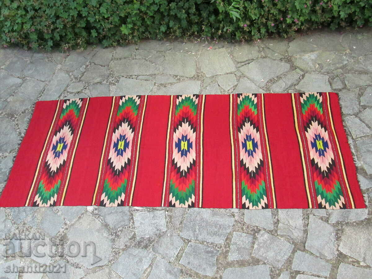 Covor Tetevenski, potecă, lână, cu două fețe, 3,10 x 1,15 m. - 7 Covor Tetevenski, potecă, lână, cu două fețe, 3,10 x 1,15 m. - 7