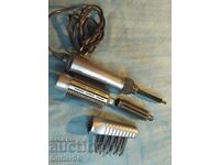 Hair dryer with Braun combs, warm air