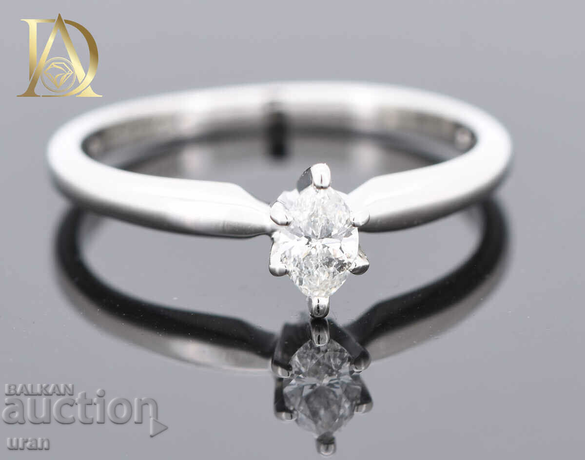 Нов Златен Пръстен с 0.20кт Естествен Диамант Нов Златен Пръстен с 0.20кт Естествен Диамант