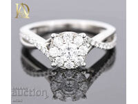 New Gold Ring with 0.76ct Natural Diamonds