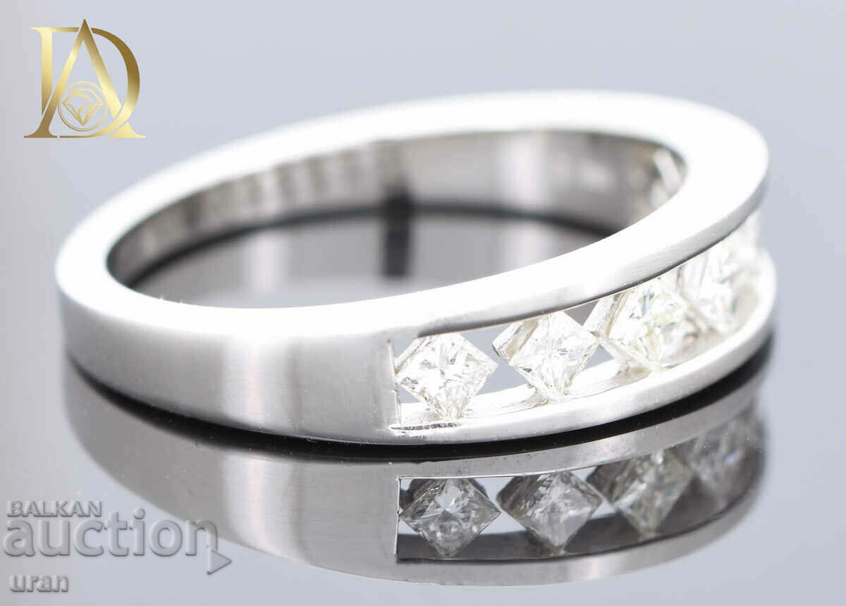 Delivery of New Gold Ring with 0.55ct Natural Diamonds Delivery of New Gold Ring with 0.55ct Natural Diamonds