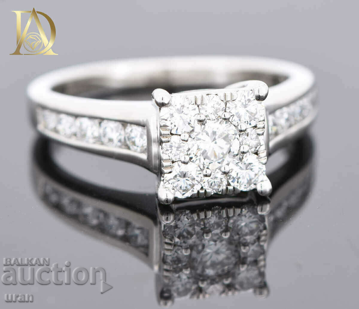 Нов Златен Пръстен с 1.06кт Естествени Диаманти с цена € 2000.00 | 3911.66 лв. Нов Златен Пръстен с 1.06кт Естествени Диаманти с цена € 2000.00 | 3911.66 лв.