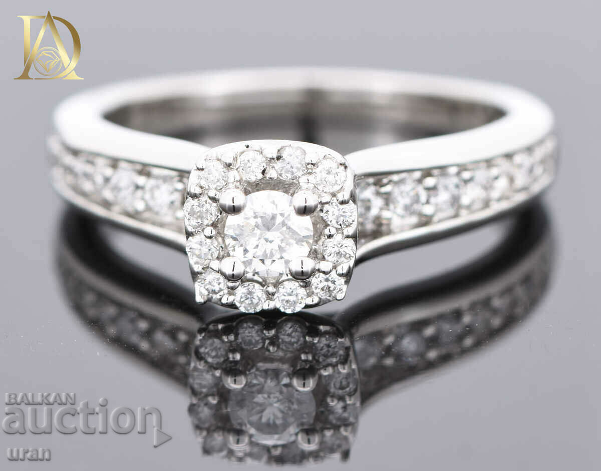 New Gold Ring with 0.62ct Natural Diamonds - 5 New Gold Ring with 0.62ct Natural Diamonds - 5