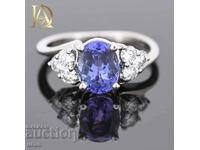 New Gold Ring "Le Vian" with Tanzanite and Diamonds