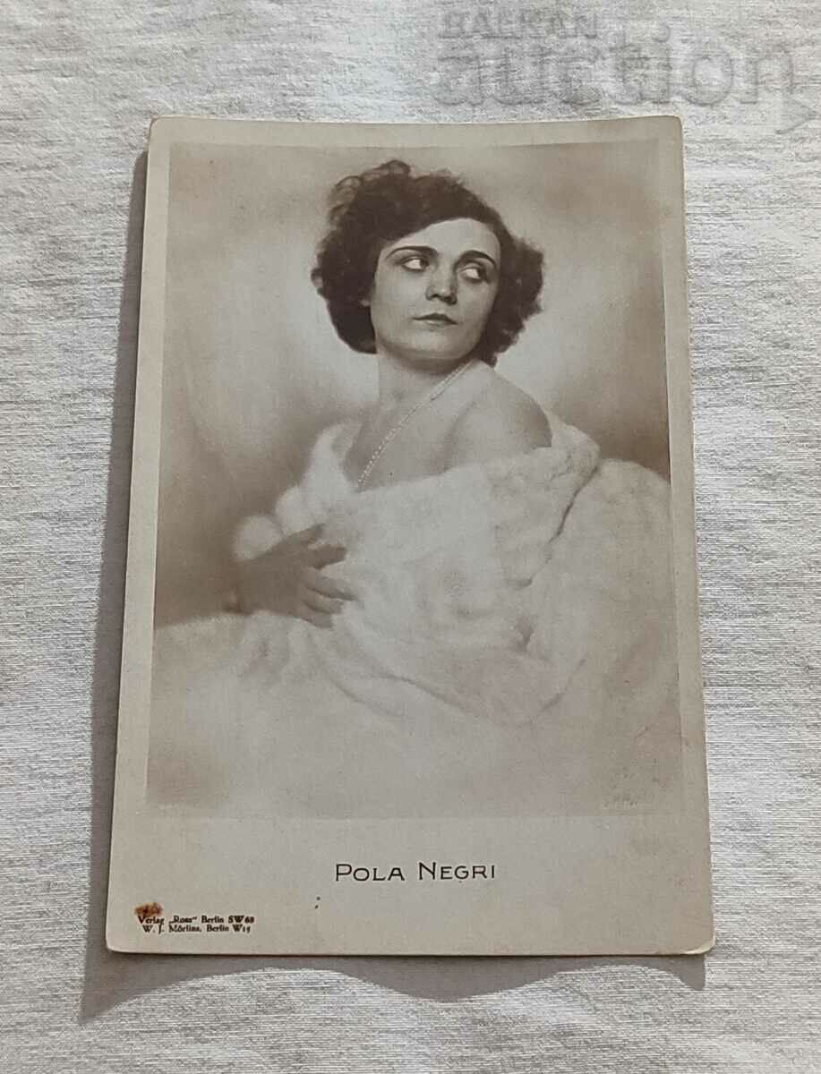 POLA NEGRI SILENT MOVIE ACTRESS ROSS