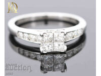 New Gold Ring with 0.74ct Natural Diamonds