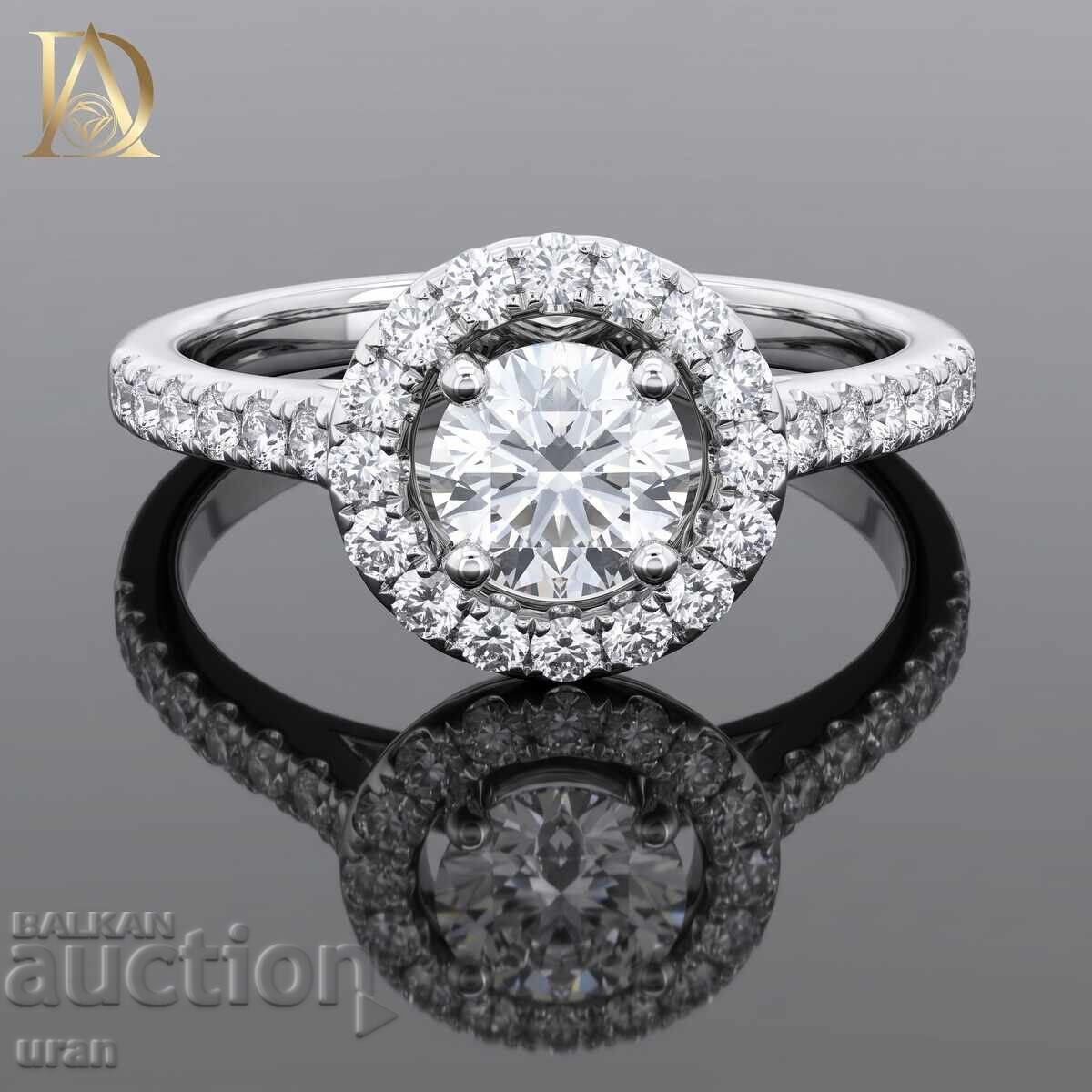 New Set of Two Gold Rings with 1.52ct Natural Diamonds with price € 3700.00 | 7236.60 BGN