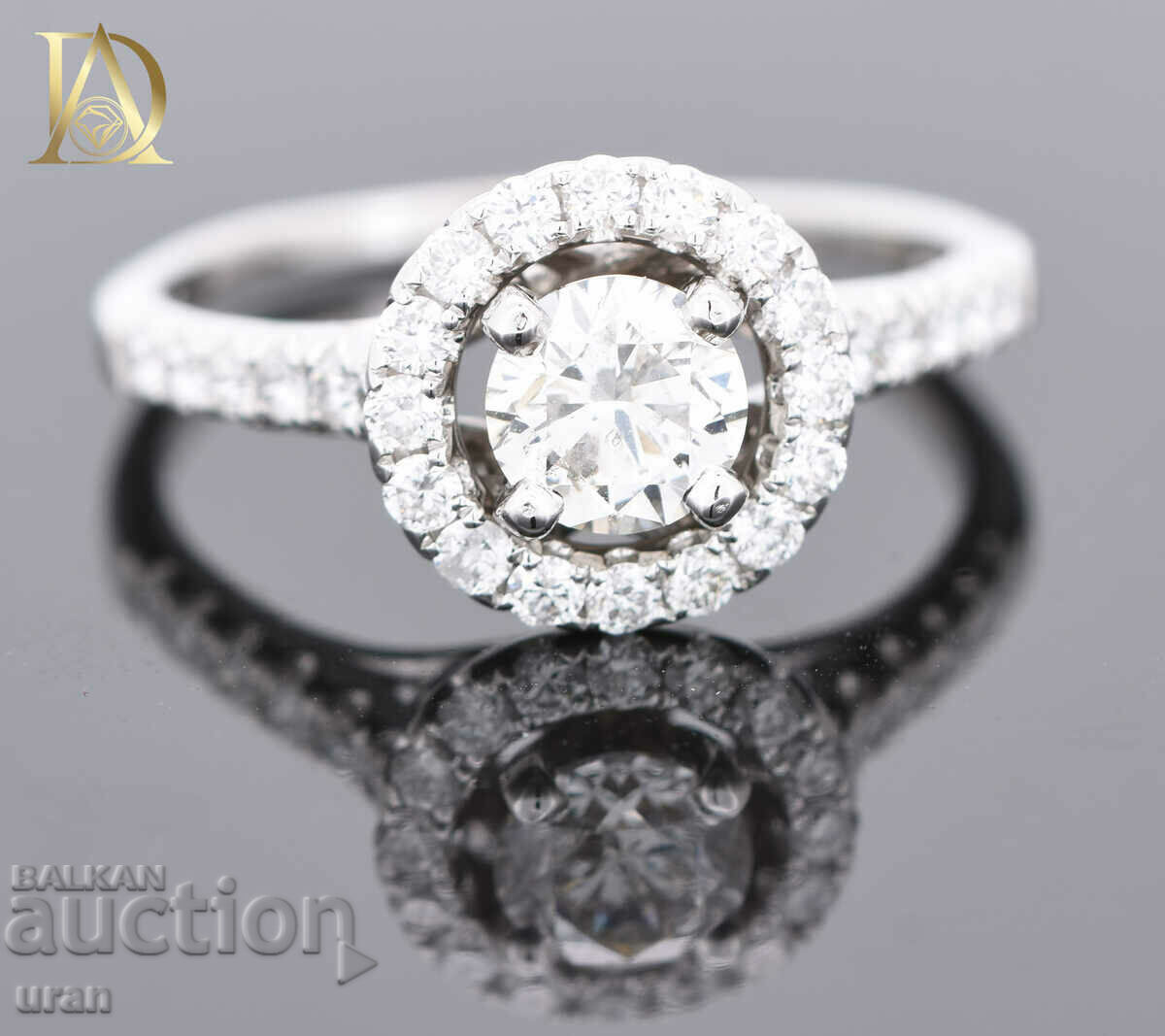 Auction New Set of Two Gold Rings with 1.52ct Natural Diamonds Auction New Set of Two Gold Rings with 1.52ct Natural Diamonds