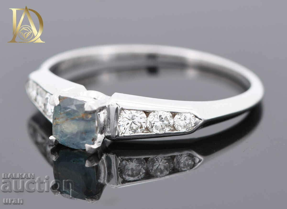 New Gold Ring with Natural Alexandrite and Diamonds with price 5000.00 BGN | € 2556.46