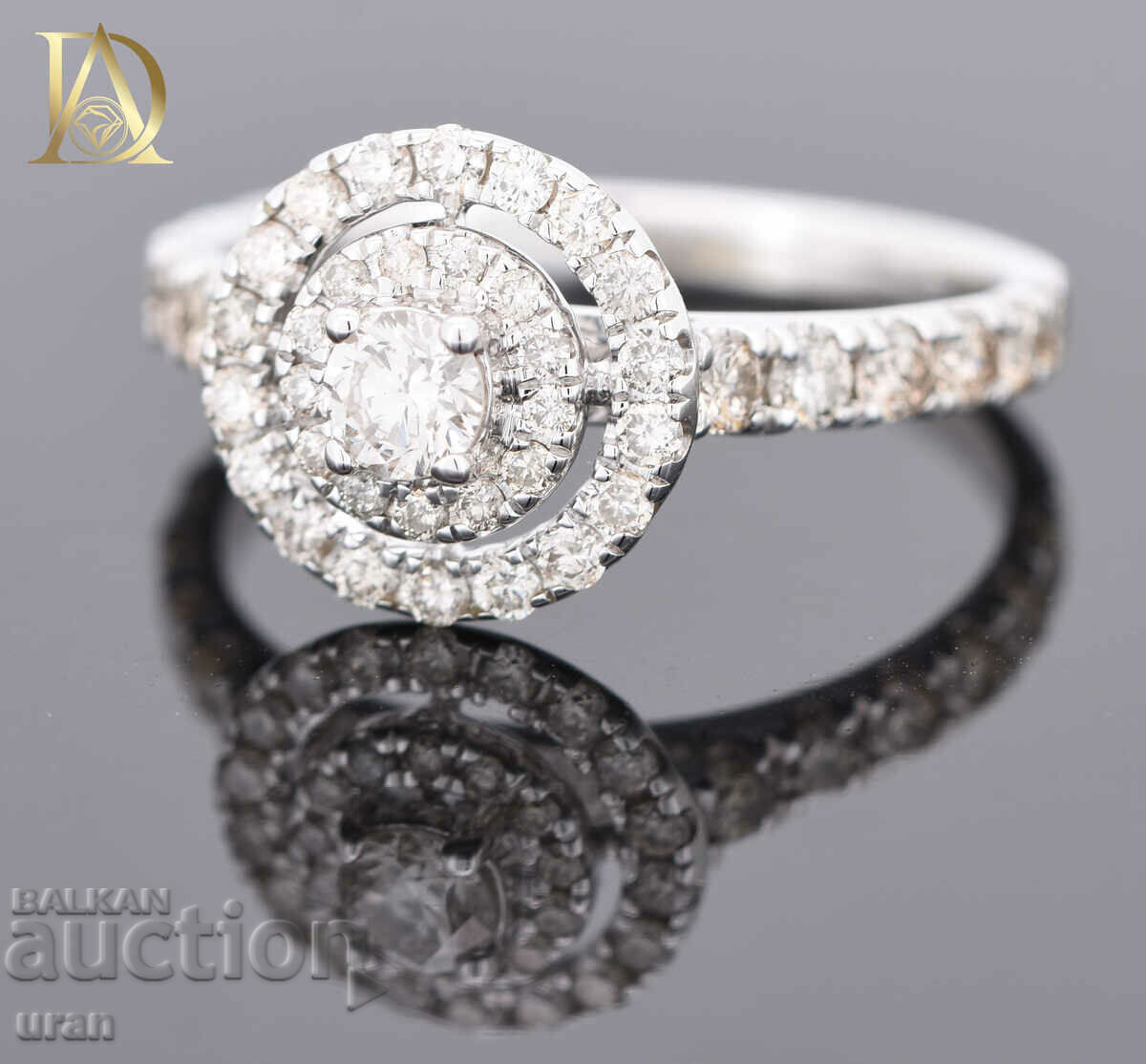 New Gold Ring with 0.78ct Natural Diamonds with price 2200.00 BGN | € 1124.84 New Gold Ring with 0.78ct Natural Diamonds with price 2200.00 BGN | € 1124.84