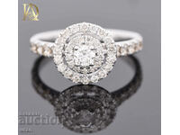 New Gold Ring with 0.78ct Natural Diamonds