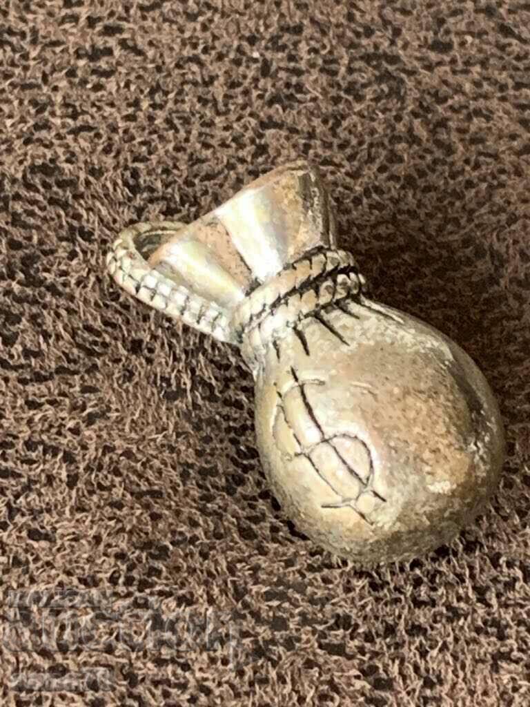 Interesting locket, pendant - Massive metal case