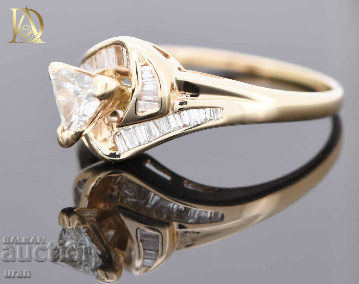 Δημοπρασία Νέο χρυσό δαχτυλίδι με φυσικά διαμάντια 0,67 καρατίων Δημοπρασία Νέο χρυσό δαχτυλίδι με φυσικά διαμάντια 0,67 καρατίων