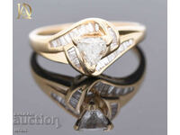 New Gold Ring with 0.67ct Natural Diamonds