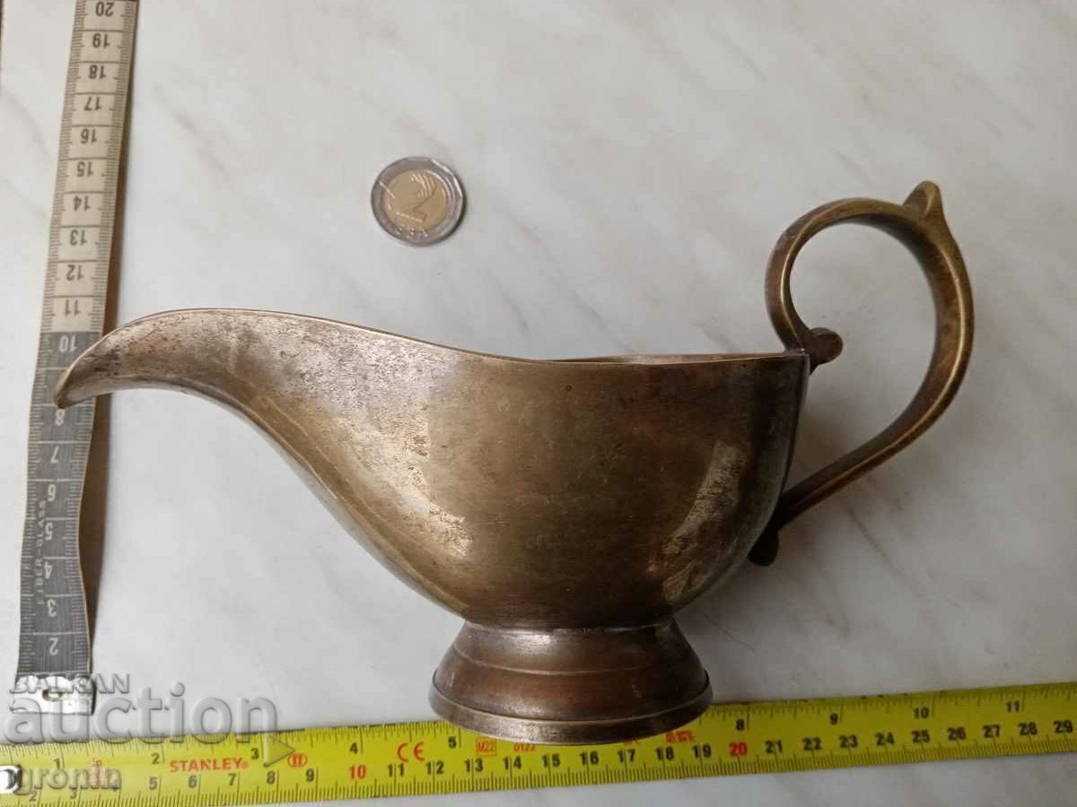 Licitație Sausier art deco bronz, masiv, ulcior din bronz,