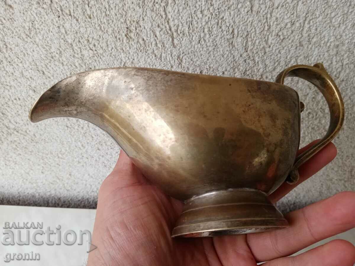 Sausier art deco bronz, masiv, ulcior din bronz, - 6 Sausier art deco bronz, masiv, ulcior din bronz, - 6