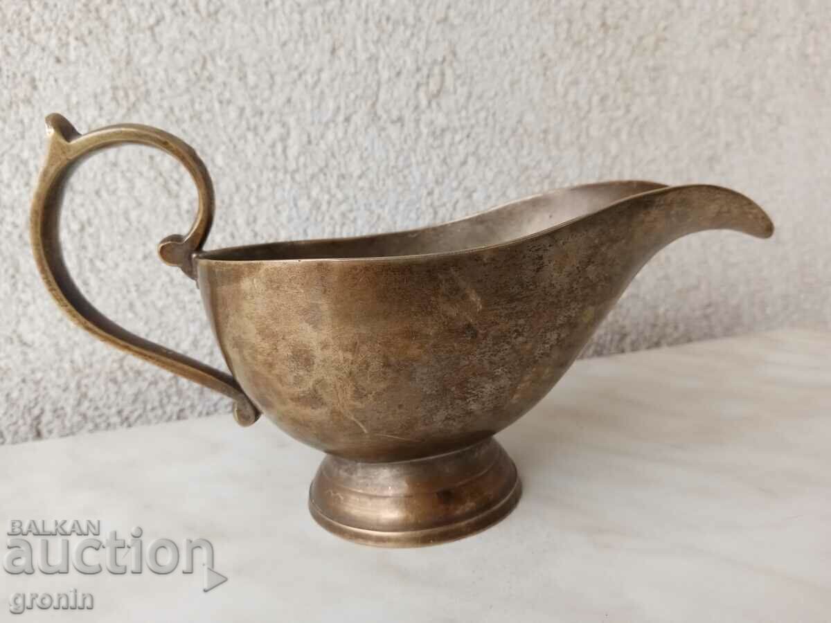 Sausier art deco bronz, masiv, ulcior din bronz, Sausier art deco bronz, masiv, ulcior din bronz,