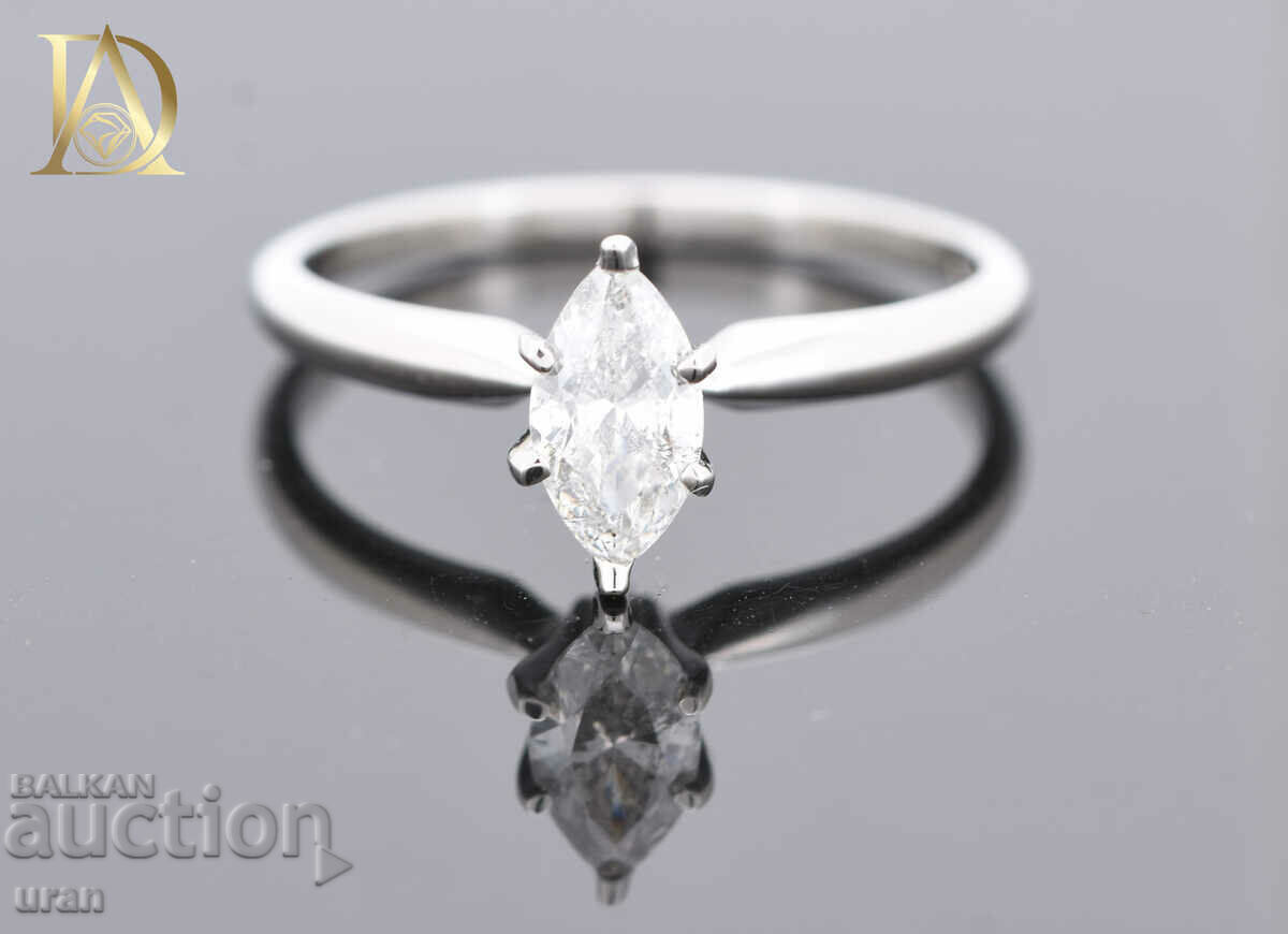 New Gold Ring with 0.47ct Natural Diamond with price 1300.00 BGN | € 664.68 New Gold Ring with 0.47ct Natural Diamond with price 1300.00 BGN | € 664.68