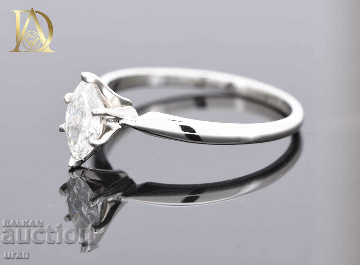 Delivery of New Gold Ring with 0.47ct Natural Diamond Delivery of New Gold Ring with 0.47ct Natural Diamond