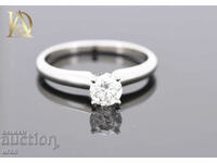 New Gold Ring with 0.46ct Natural Diamond