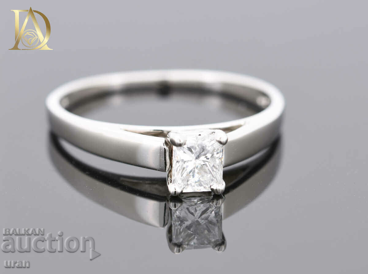 New Gold Ring with 0.54ct Natural Diamond with price 2200.00 BGN | € 1124.84