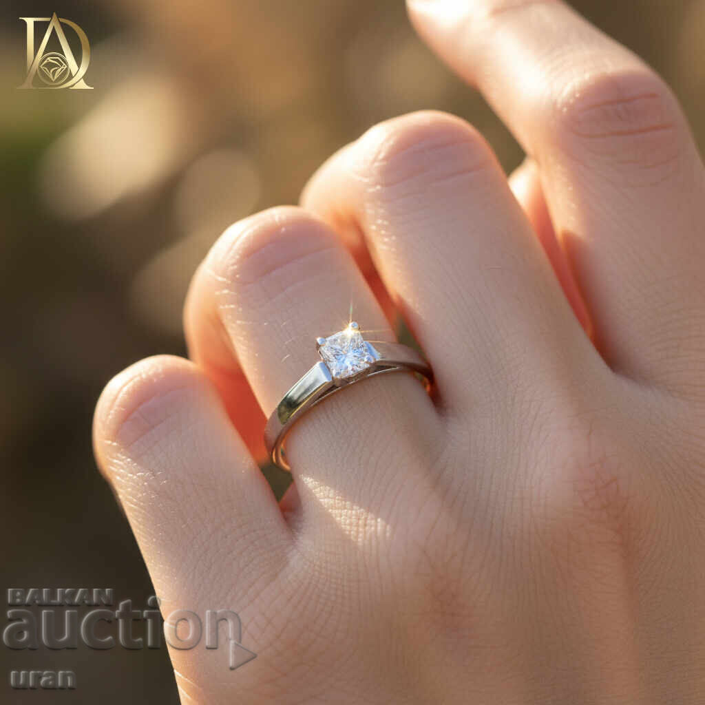 Νέο χρυσό δαχτυλίδι με φυσικό διαμάντι 0,54 καρατίων με τιμή € 1400.00 | 2738.16 BGN