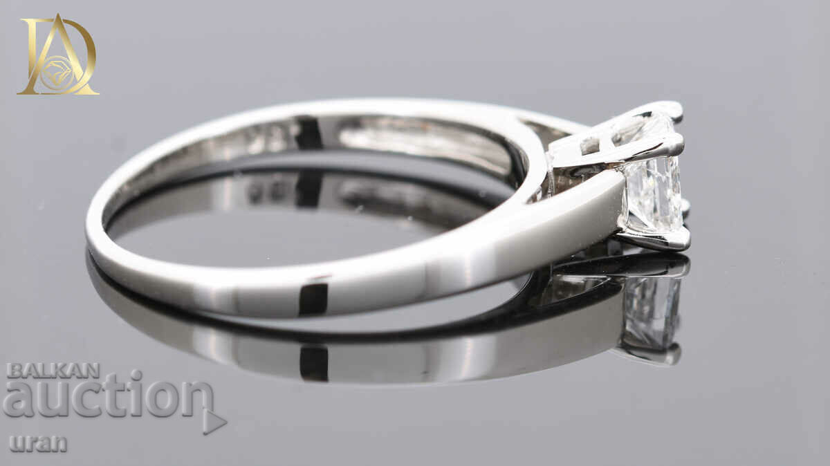 Delivery of New Gold Ring with 0.54ct Natural Diamond